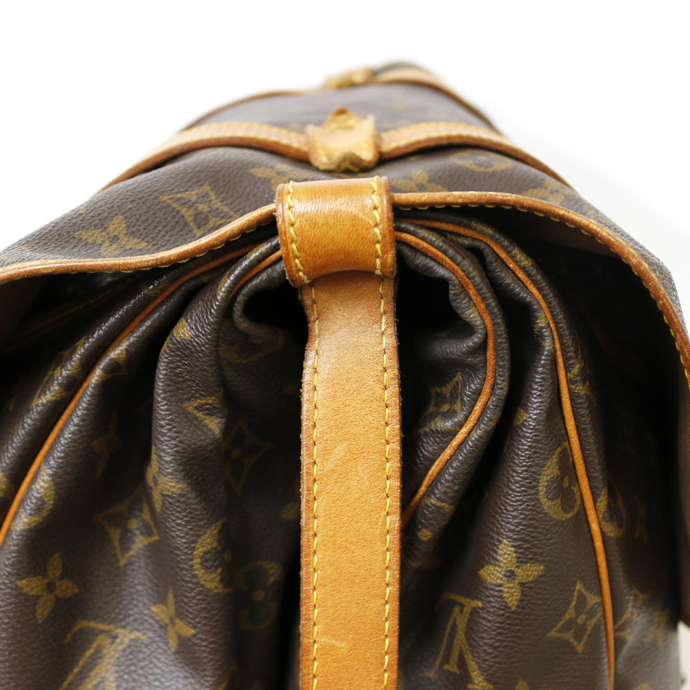 中古】 ルイ・ヴィトン LOUIS VUITTON ソミュール43 ショルダーバッグ モノグラム モノグラムキャンバス M42252 ブラ –  【公式】リサイクルキング オンラインショップ