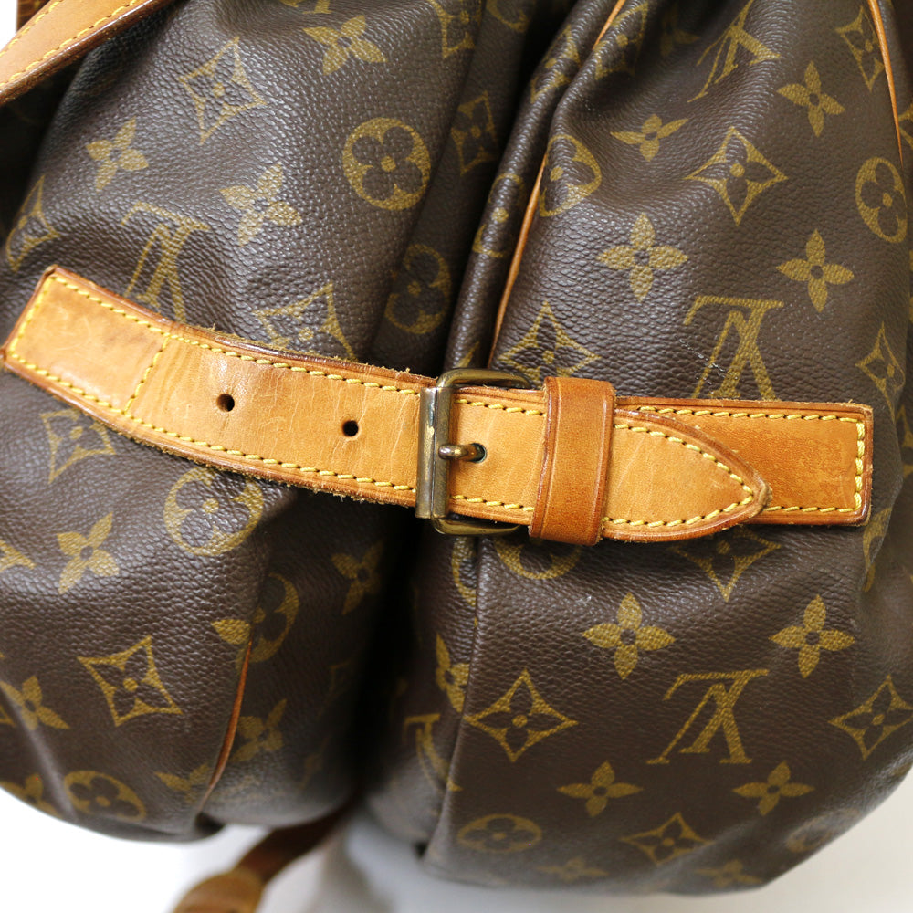 中古】 ルイ・ヴィトン LOUIS VUITTON ソミュール43 ショルダーバッグ モノグラム モノグラムキャンバス M42252 ブラ –  【公式】リサイクルキング オンラインショップ