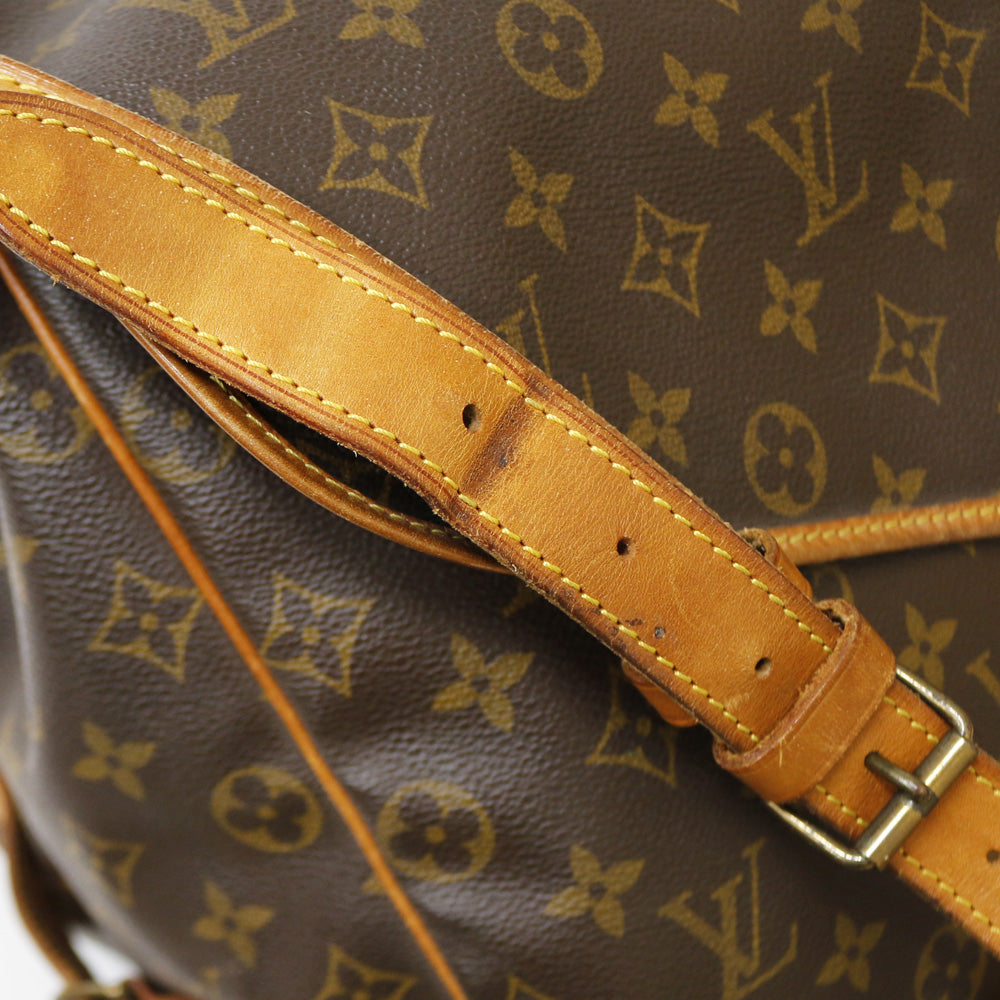 中古】 ルイ・ヴィトン LOUIS VUITTON ソミュール43 ショルダーバッグ モノグラム モノグラムキャンバス M42252 ブラ –  【公式】リサイクルキング オンラインショップ