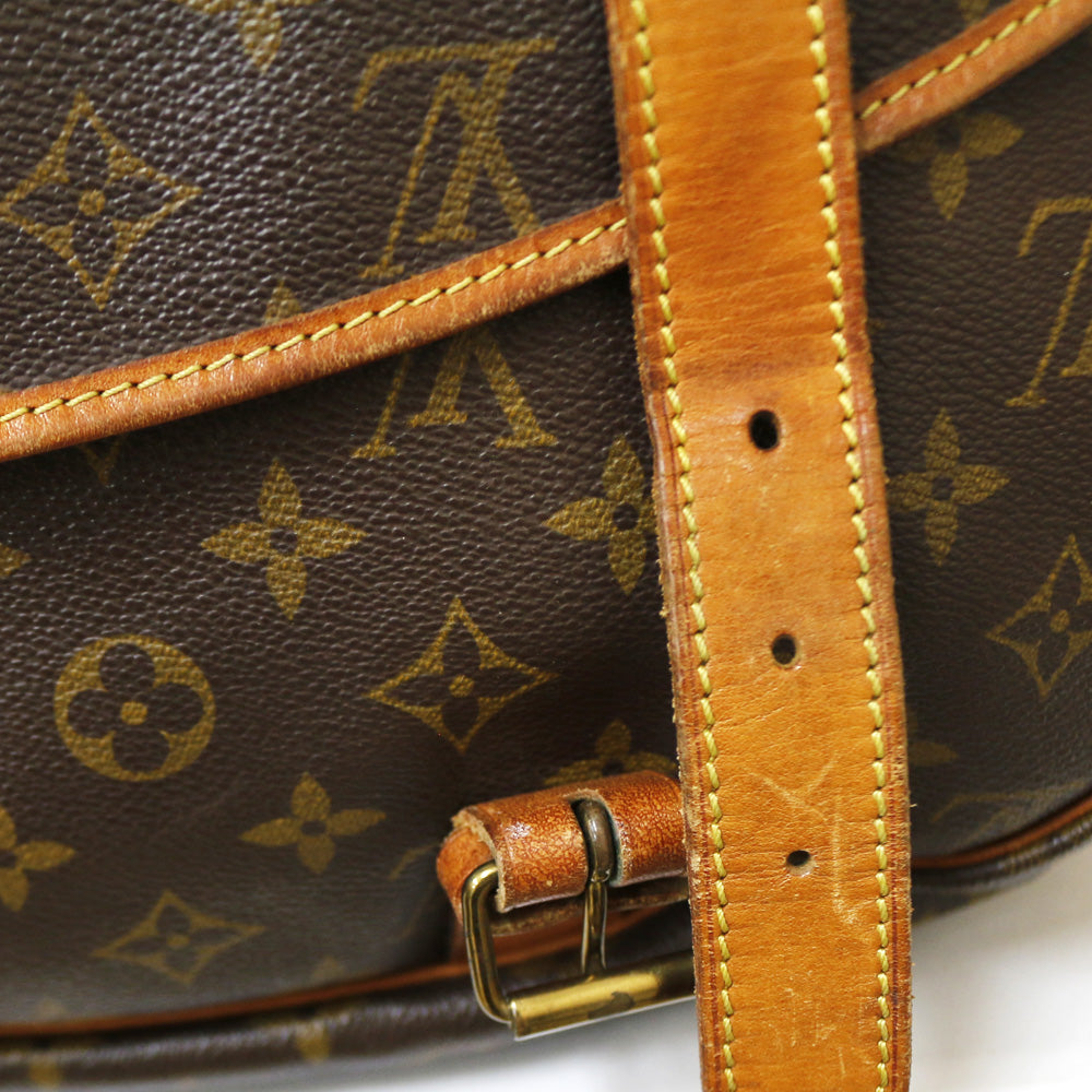 中古】 ルイ・ヴィトン LOUIS VUITTON ソミュール43 ショルダーバッグ モノグラム モノグラムキャンバス M42252 ブラ –  【公式】リサイクルキング オンラインショップ