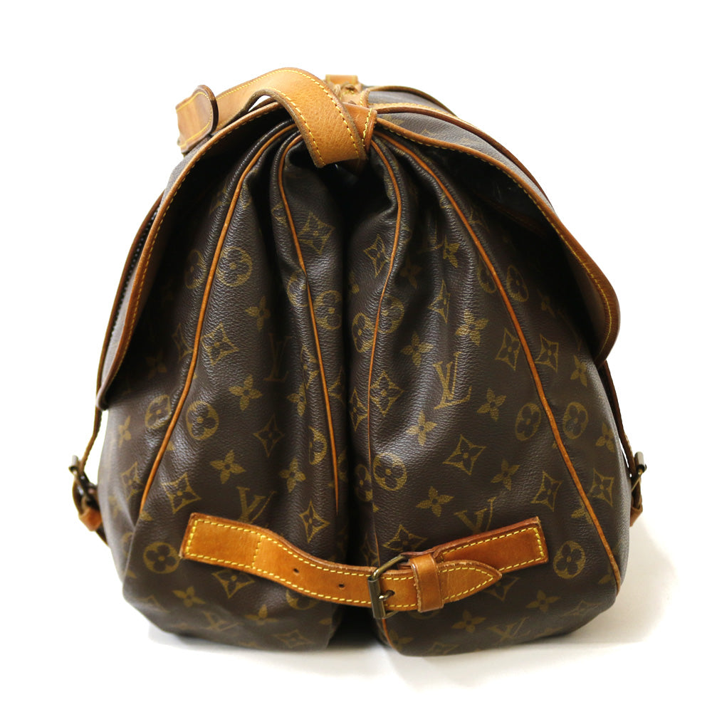 中古】 ルイ・ヴィトン LOUIS VUITTON ソミュール43 ショルダーバッグ モノグラム モノグラムキャンバス M42252 ブラ –  【公式】リサイクルキング オンラインショップ