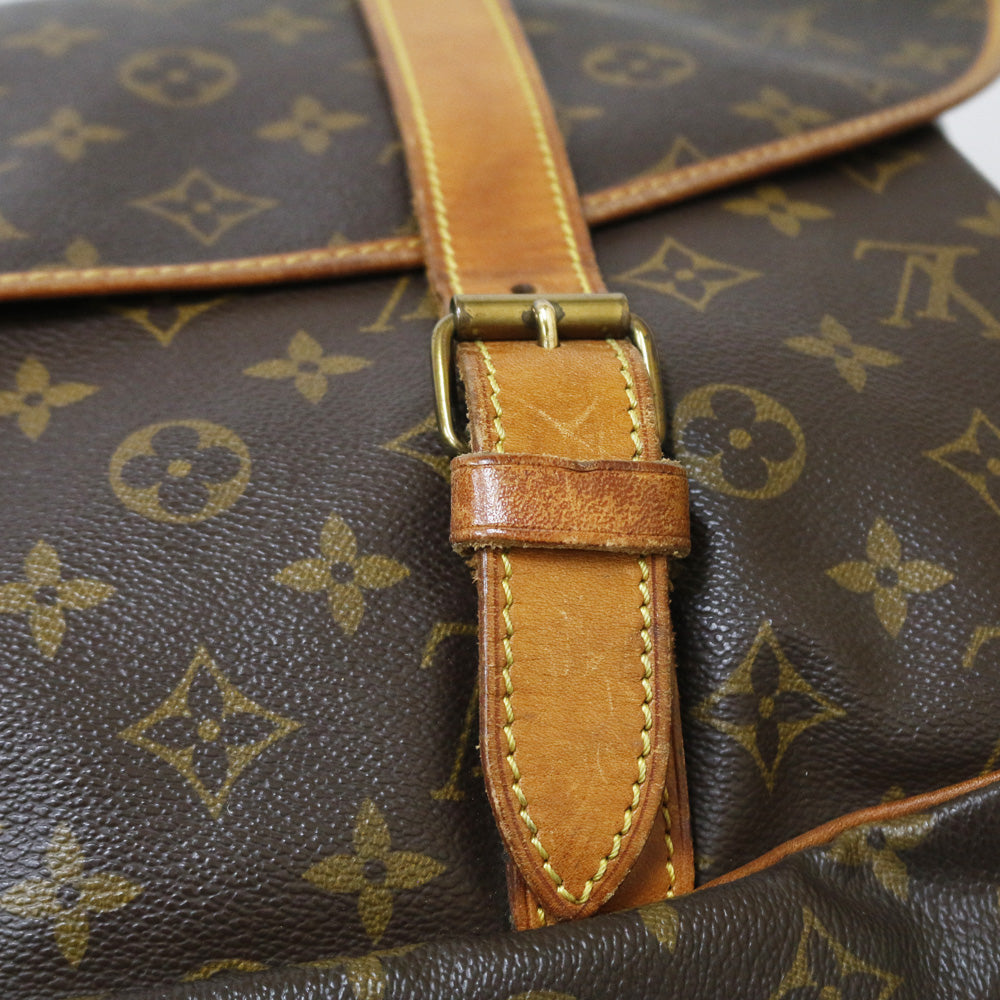 中古】 ルイ・ヴィトン LOUIS VUITTON ソミュール43 ショルダーバッグ モノグラム モノグラムキャンバス M42252 ブラ –  【公式】リサイクルキング オンラインショップ