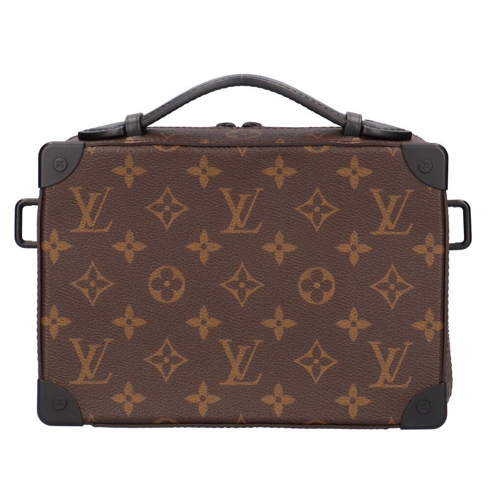 ルイヴィトン LOUIS VUITTON ハンドルソフトトランク モノグラムマカサー ショルダーバッグ モノグラムマカサー ブラウン レディース 中古