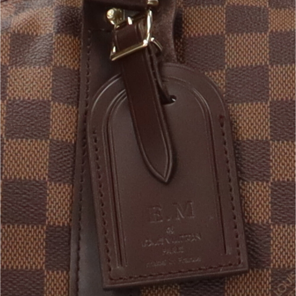 ルイヴィトン LOUIS VUITTON キーポル・バンドリエール55 ダミエ ボストンバッグ ダミエキャンバス ブラウン ユニセックス 中 –  【公式】リサイクルキング オンラインショップ