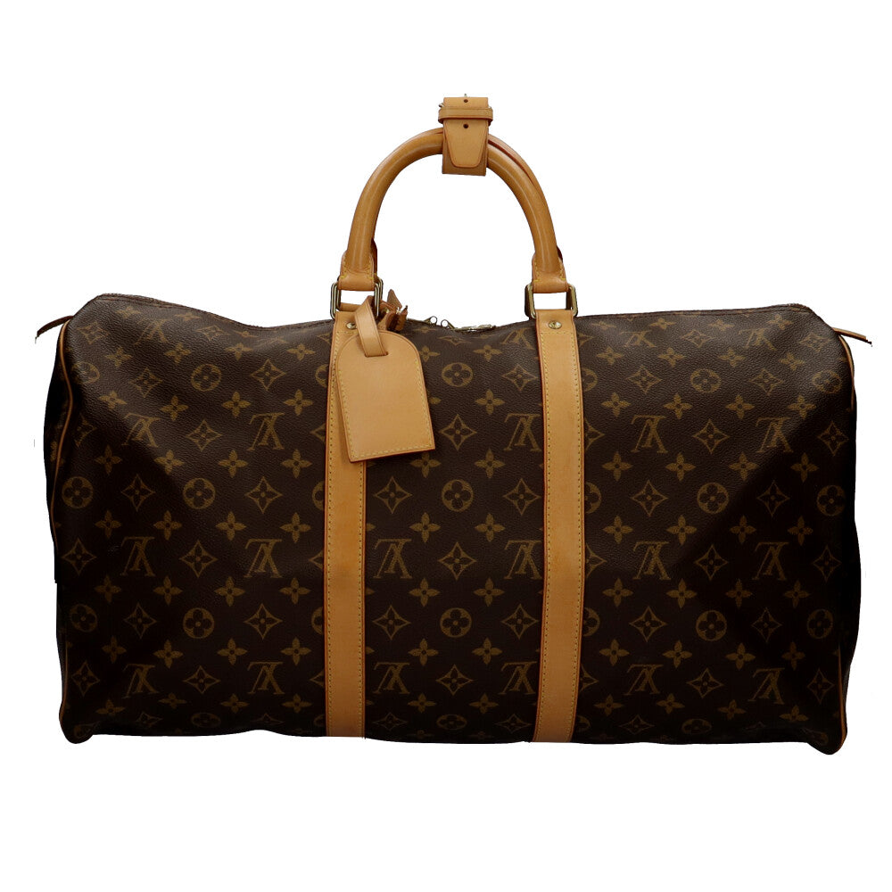 ルイヴィトン LOUIS VUITTON キーポル50 モノグラム ボストンバッグ モノグラムキャンバス ブラウン レディース 中古 –  【公式】リサイクルキング オンラインショップ