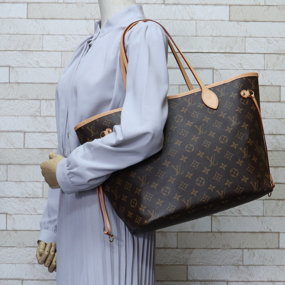 ルイヴィトン LOUIS VUITTON ネヴァーフルMM モノグラム トートバッグ モノグラムキャンバス ブラウン レディース 中古