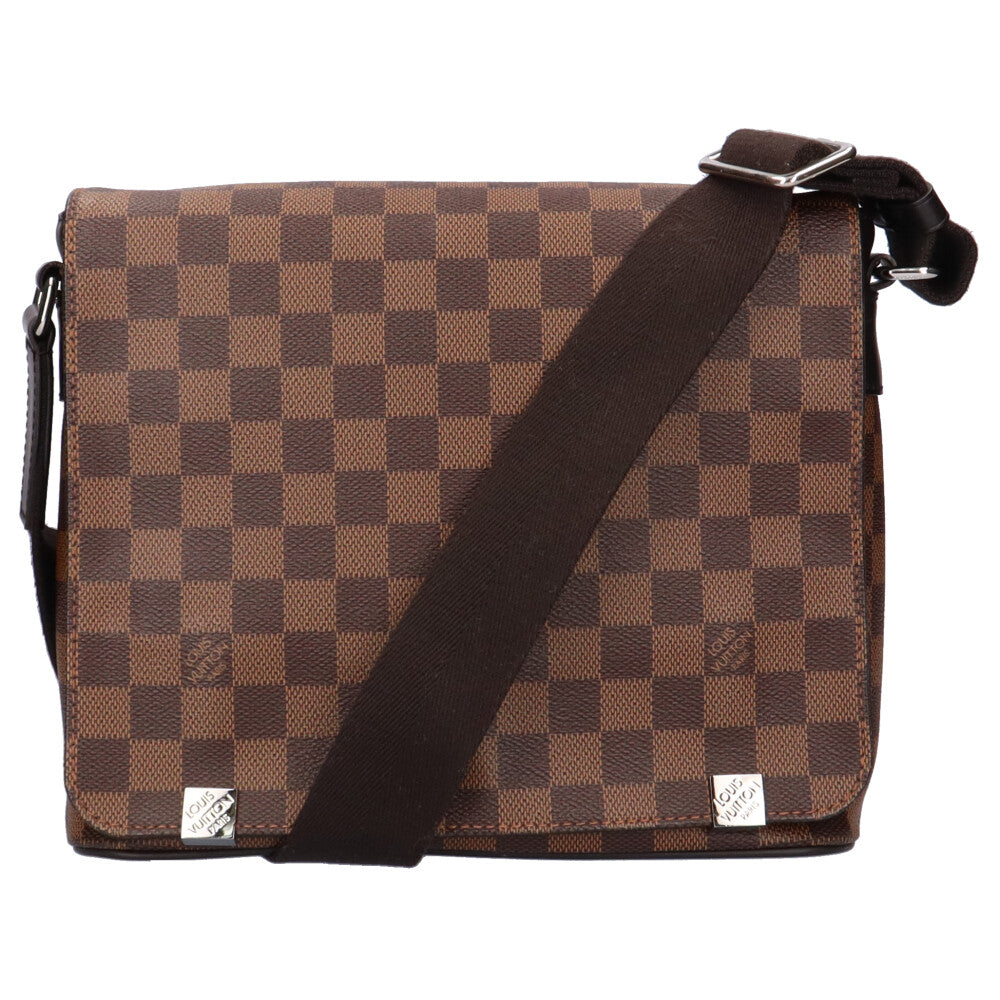 ルイヴィトン LOUIS VUITTON ディストリクトPM ダミエ ショルダーバッグ ダミエキャンバス ブラウン レディース 中古 –  【公式】リサイクルキング オンラインショップ