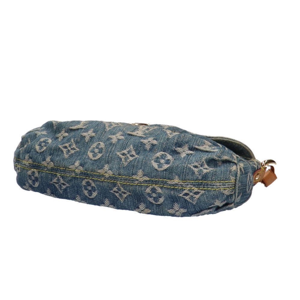 ルイヴィトン LOUIS VUITTON ミニプリーティ モノグラム ショルダーバッグ モノグラムデニム ブルー レディース 中古 –  【公式】リサイクルキング オンラインショップ