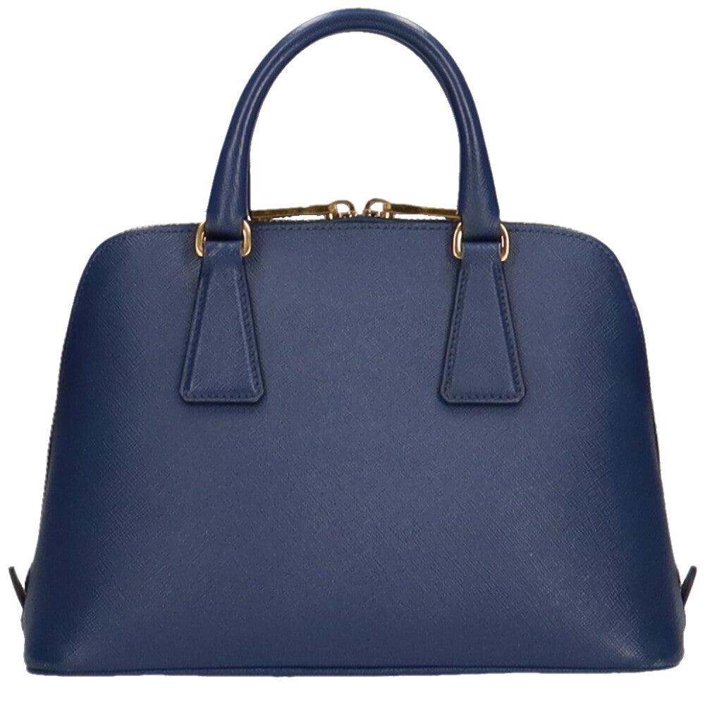 プラダ PRADA サフィアーノ ショルダーバッグ パテントレザー BLUETTE レディース 中古