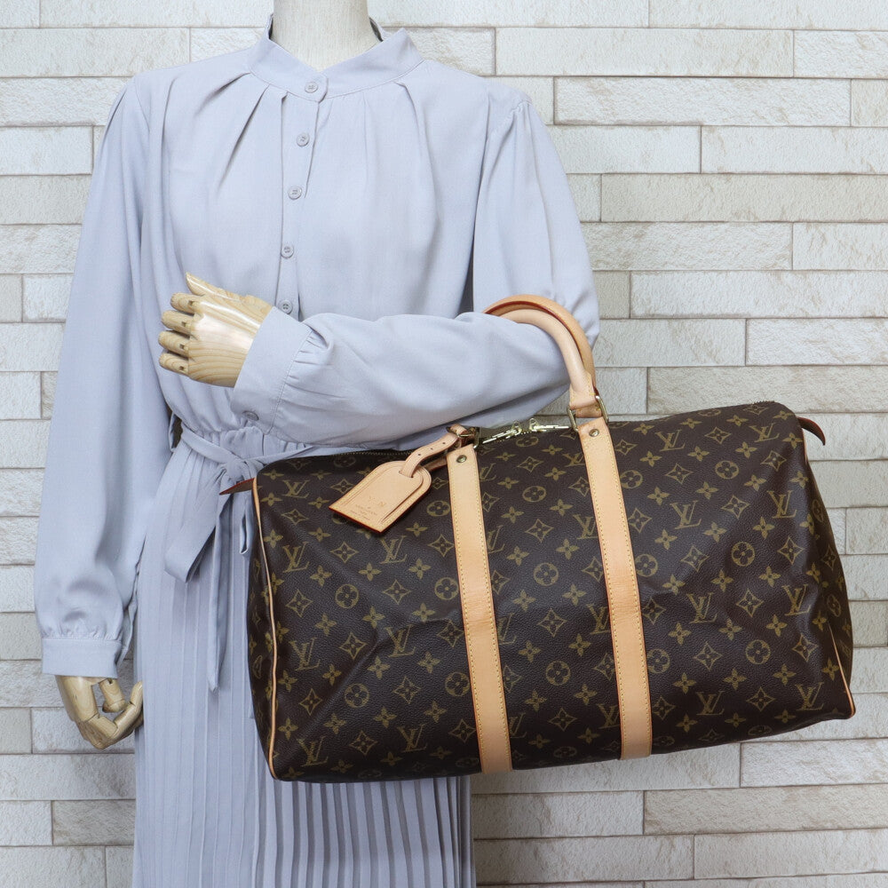 ルイヴィトン LOUIS VUITTON キーポル45 モノグラム ボストンバッグ モノグラムキャンバス ブラウン ユニセックス 中古 –  【公式】リサイクルキング オンラインショップ