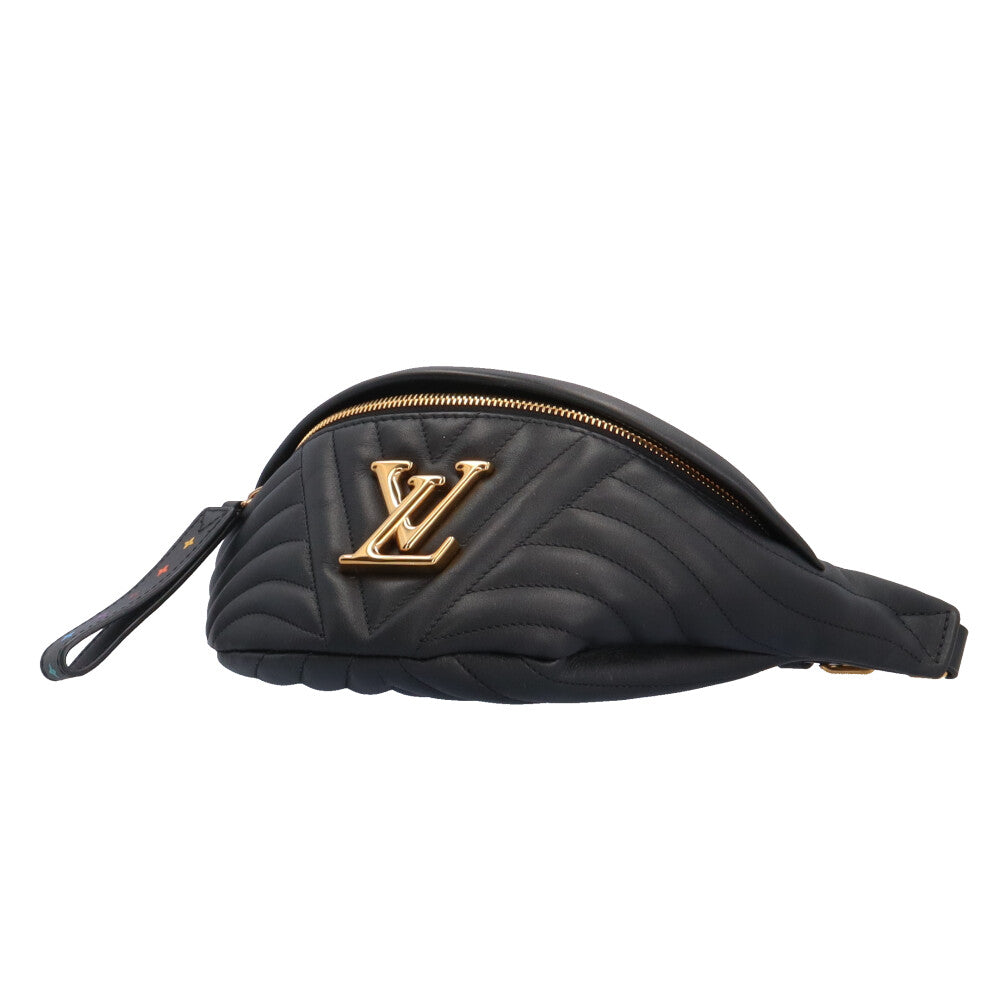 ルイヴィトン バムバッグニューウェーブ ウエストバッグ レザー ブラック レディース LOUIS VUITTON 【中古】 –  【公式】リサイクルキング オンラインショップ