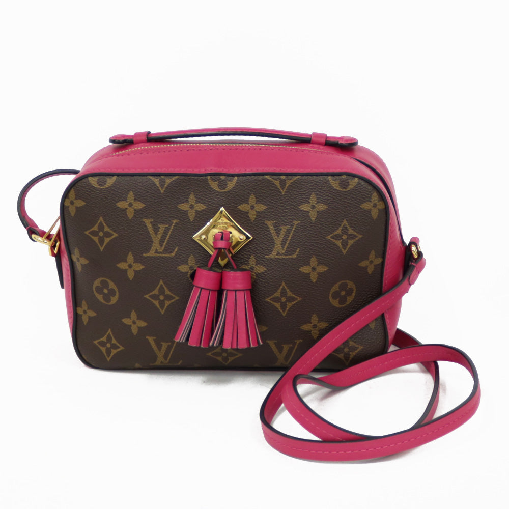 中古】 ルイ・ヴィトン LOUIS VUITTON ショルダーバッグ 2WAYバッグ モノグラム サントンジュ ピンク ブラウン レディー –  【公式】リサイクルキング オンラインショップ