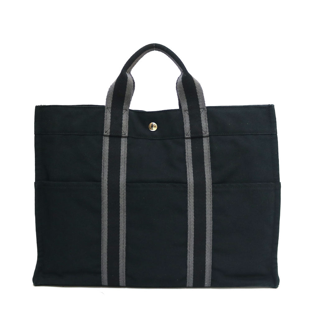 中古】 エルメス HERMES トートバッグ フールトゥMM コットン  