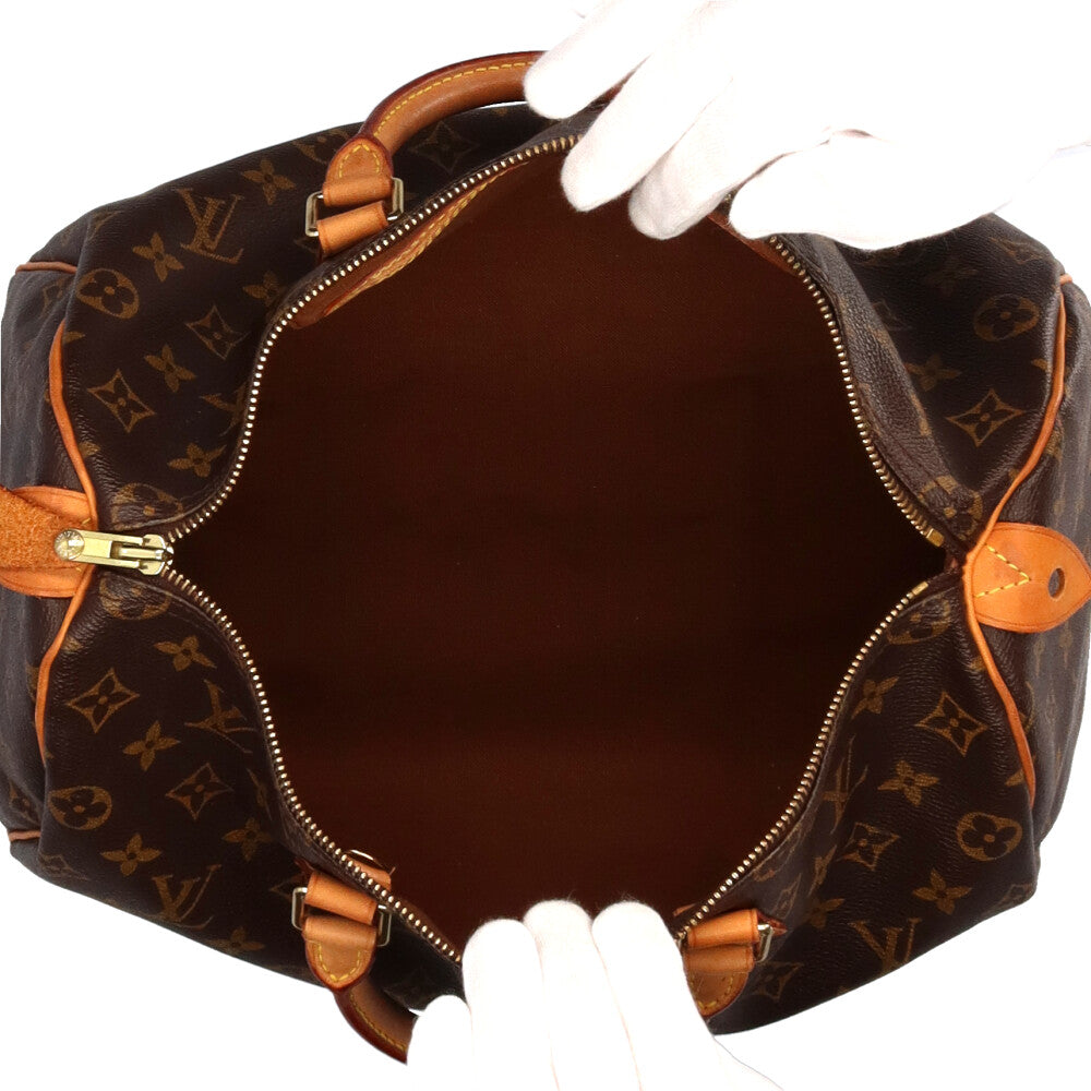 ルイヴィトン LOUIS VUITTON スピーディ35 モノグラム ハンドバッグ モノグラムキャンバス ブラウン レディース 中古 –  【公式】リサイクルキング オンラインショップ