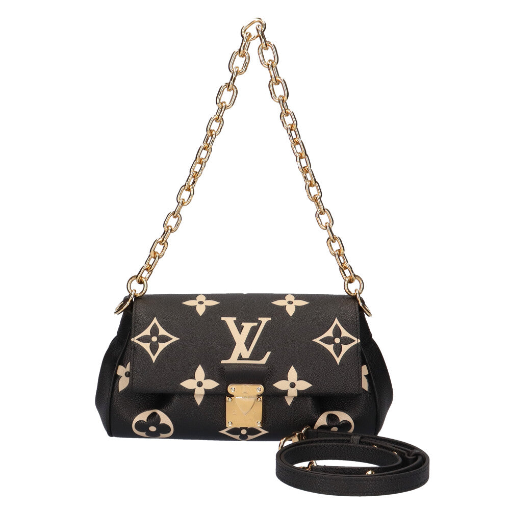 ルイヴィトン LOUIS VUITTON フェイボリットNM モノグラムアンプラント ショルダーバッグ モノグラムアンプラント ブラックベー –  【公式】リサイクルキング オンラインショップ