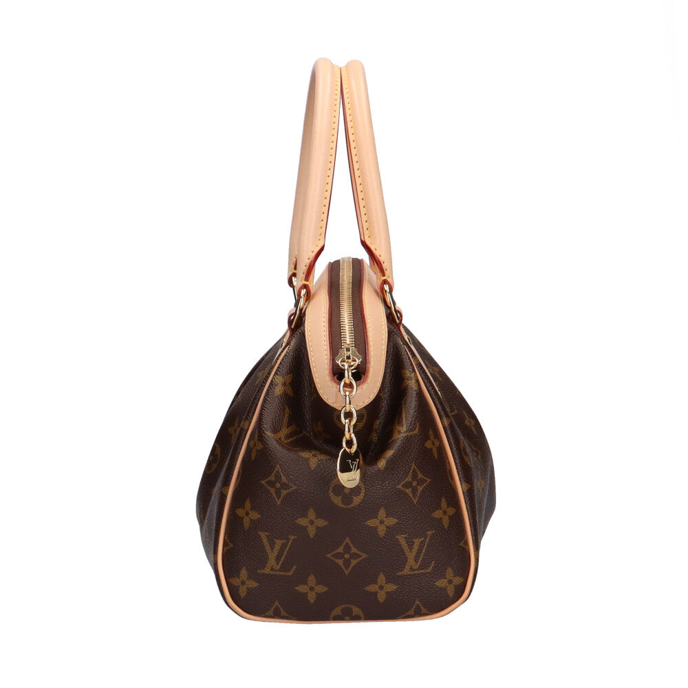 ルイヴィトン LOUIS VUITTON ティボリPM モノグラム ハンドバッグ ブラウン レディース 中古 – 【公式】リサイクルキング  オンラインショップ