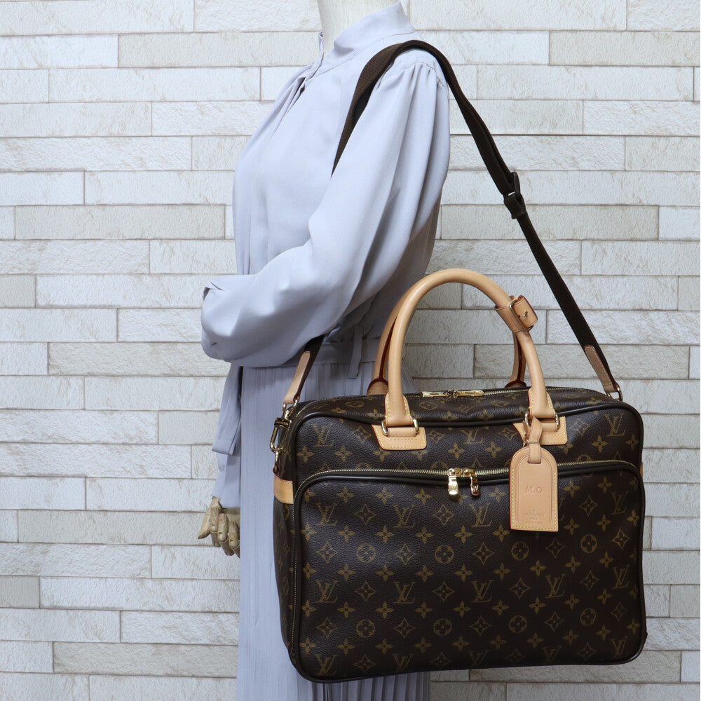 ルイヴィトン LOUIS VUITTON イカール モノグラム ショルダーバッグ モノグラムキャンバス ブラウン ユニセックス 中古