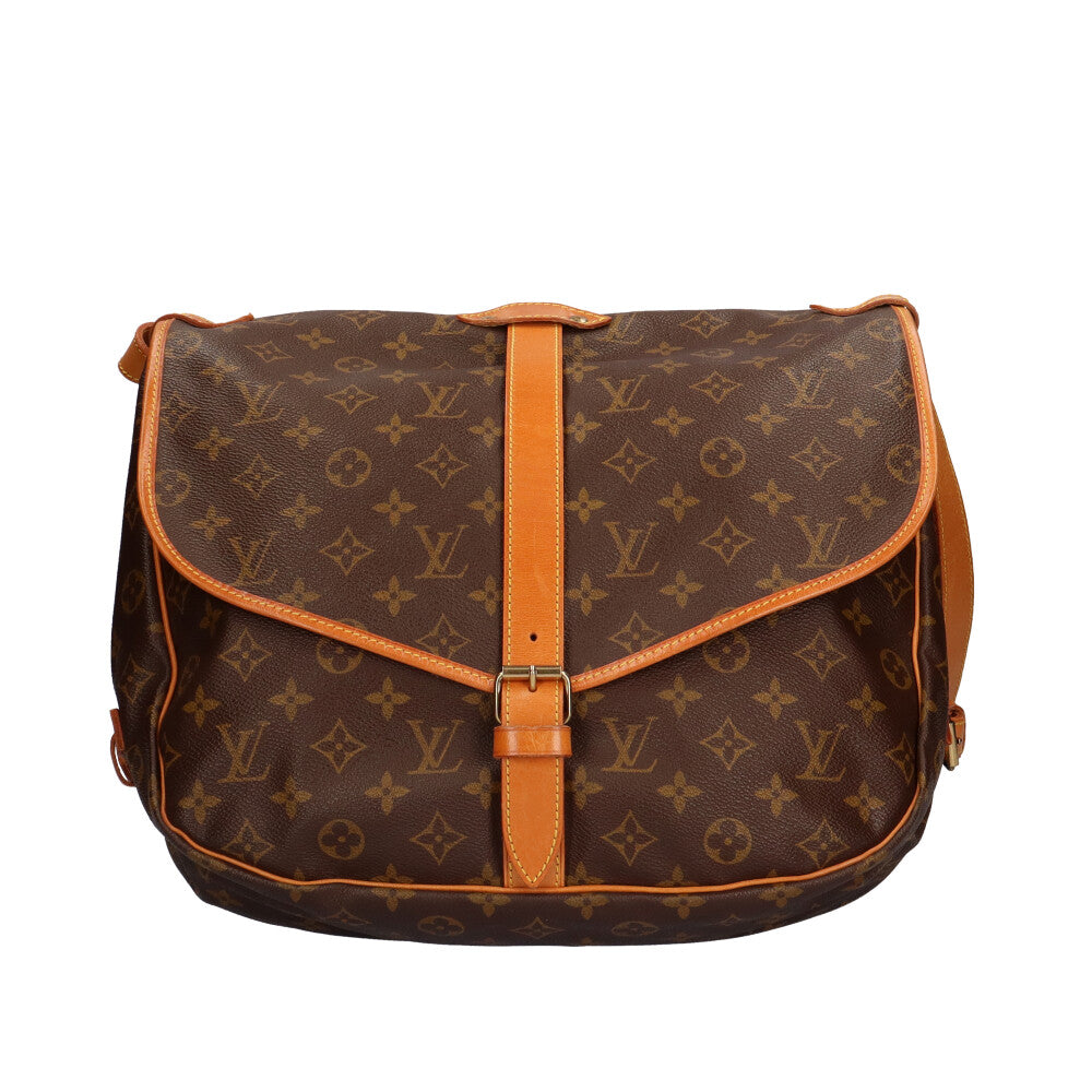 ルイヴィトン LOUIS VUITTON ソミュール30 モノグラム ショルダーバッグ モノグラムキャンバス ブラウン レディース 中古 –  【公式】リサイクルキング オンラインショップ