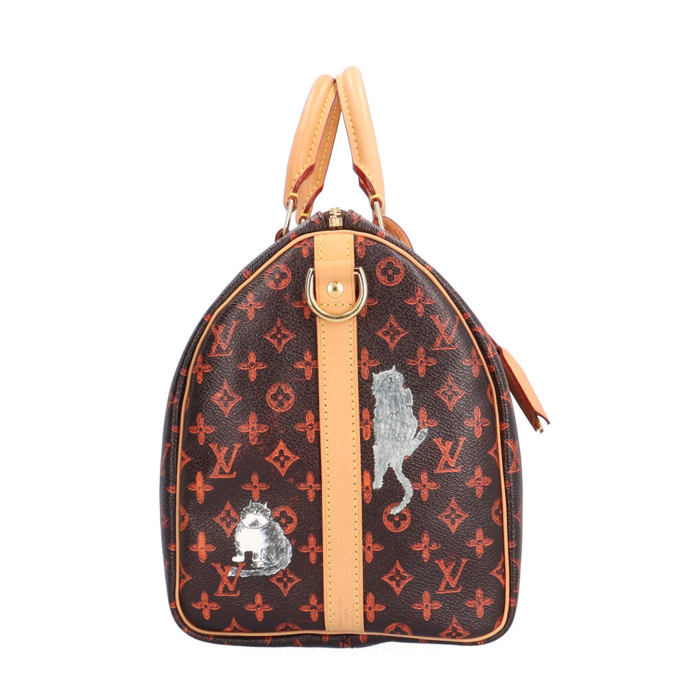 LOUIS VUITTON ルイヴィトン スピーディ・バンドリエール30 モノグラムキャット ショルダーバッグ PVCコーティングキャンバス –  【公式】リサイクルキング オンラインショップ