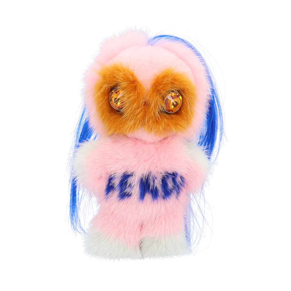 FENDI フェンディ ボンボンチャーム バッグチャーム ファー 熱い ユニセックス グリーン 【中古】