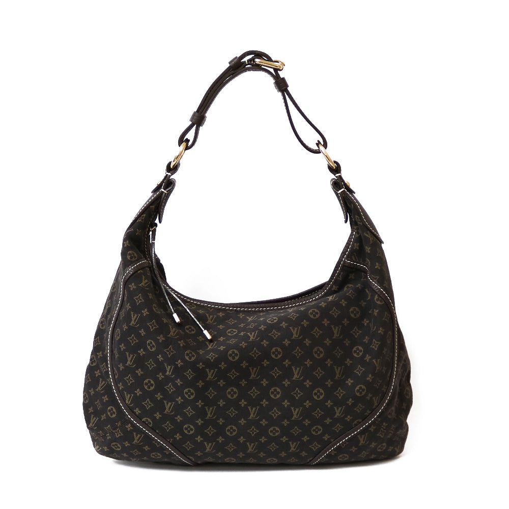 ルイヴィトン LOUIS VUITTON マノンPM モノグラムミニラン ショルダーバッグ モノグラムミニラン ブラウン レディース 中古