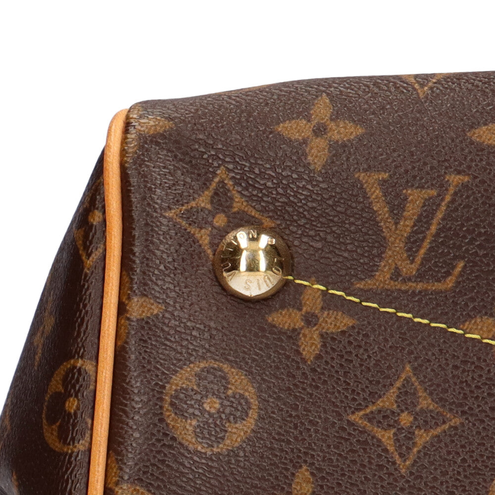 中古】 ルイ・ヴィトン LOUIS VUITTON ハンドバッグ モノグラム ティボリPM モノグラムキャンバス M40143 ブラウン –  【公式】リサイクルキング オンラインショップ