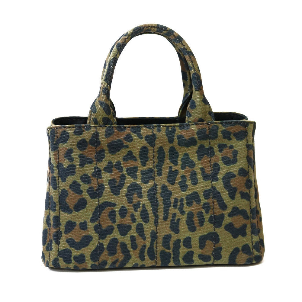 PRADA Canapa Tote SS Handbag Canvas Green Women's Used – 【公式