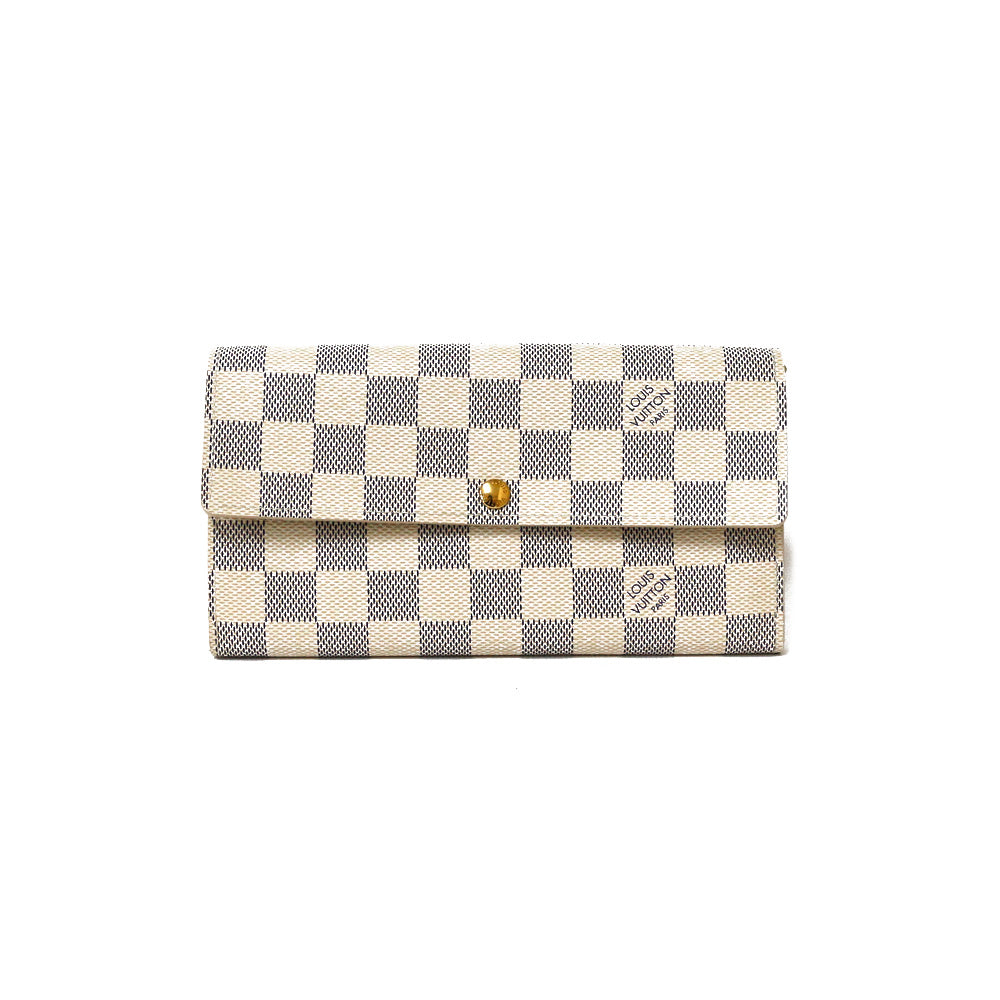 中古】 ルイ・ヴィトン LOUIS VUITTON 長財布 LV 美品 ダミエアズール ポルトフォイユ・サラ ダミエアズールキャンバス N –  【公式】リサイクルキング オンラインショップ