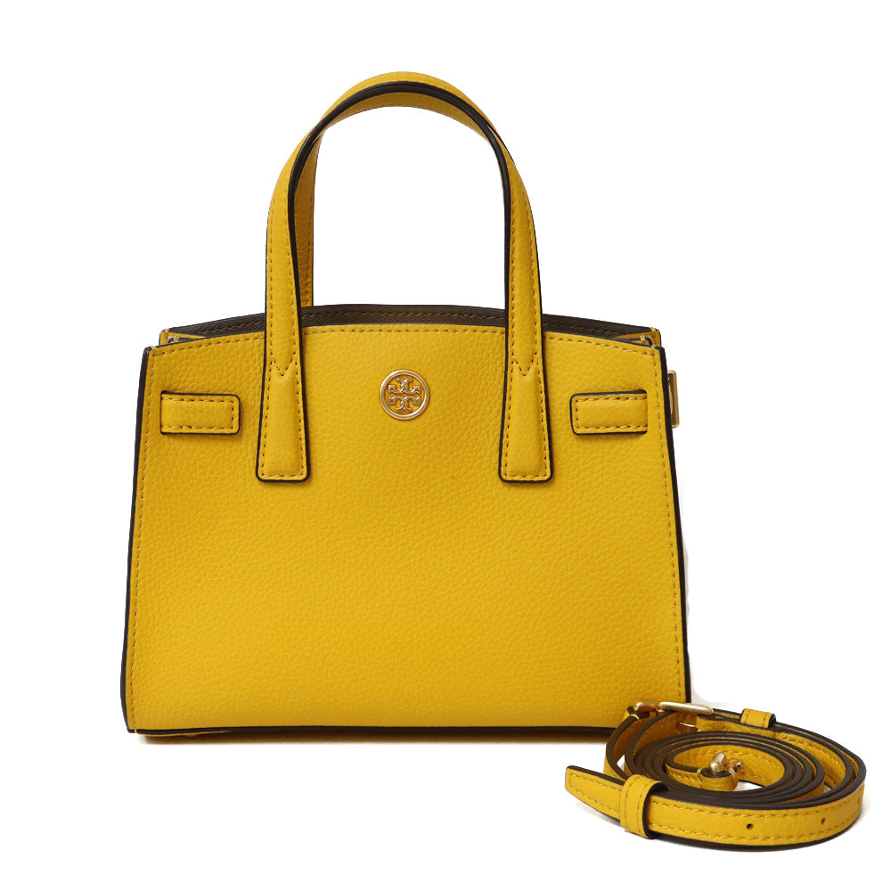 トリーバーチ Tory Burch ショルダーバッグ レザー イエロー レディース 中古