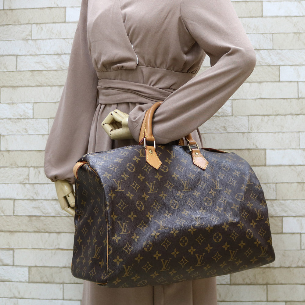 中古】 ルイ・ヴィトン LOUIS VUITTON ハンドバッグ LV 旅行 モノグラム スピーディ40 モノグラムキャンバス M4110 –  【公式】リサイクルキング オンラインショップ