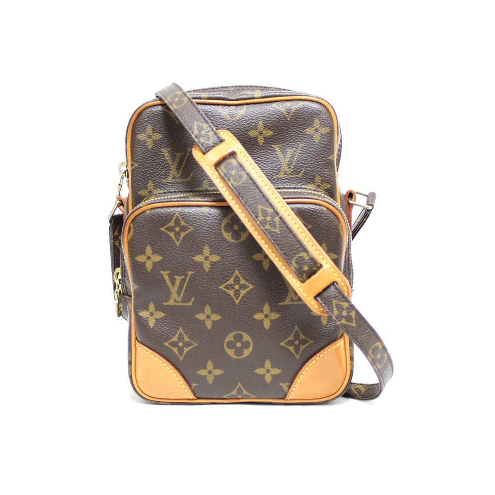 ルイヴィトン LOUIS VUITTON アマゾン モノグラム ショルダーバッグ モノグラムキャンバス ブラウン ユニセックス 中古