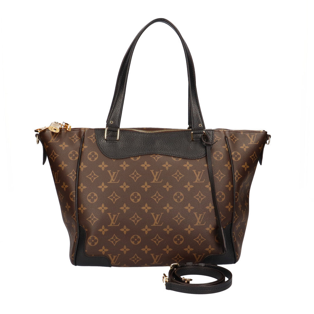 【中古】 ルイ・ヴィトン LOUIS VUITTON トートバッグ ショルダーバッグ,2way モノグラム エストレーラMM モノグラムキャンバス  M51192 ノワール ブラウン ブラック レディース【SH】【BIM】