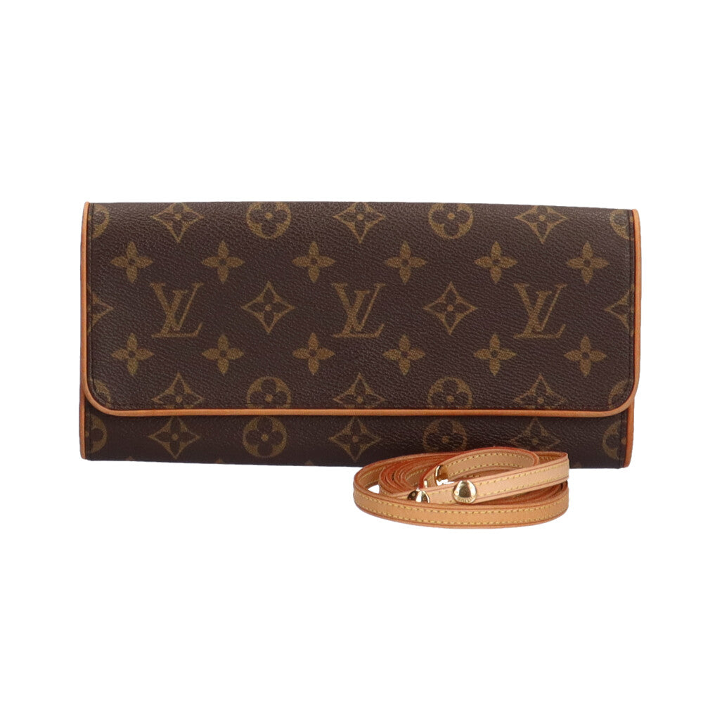 限界値下げ祭】 ルイヴィトン LOUIS VUITTON ポシェットツインGM モノグラム ショルダーバッグ ブラウン レディース 中古 –  【公式】リサイクルキング オンラインショップ