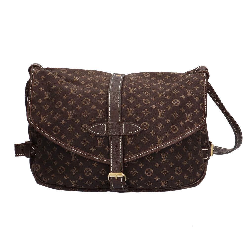 中古】 ルイ・ヴィトン LOUIS VUITTON ショルダーバッグ モノグラムミニラン ソミュール30 コットンキャンバス レザー M9 –  【公式】リサイクルキング オンラインショップ