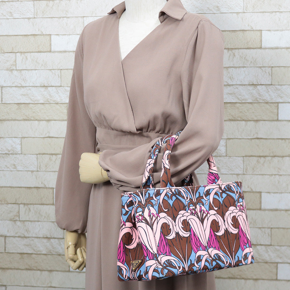 中古】 プラダ PRADA トートバッグ 2WAY ショルダーバッグ カナパ