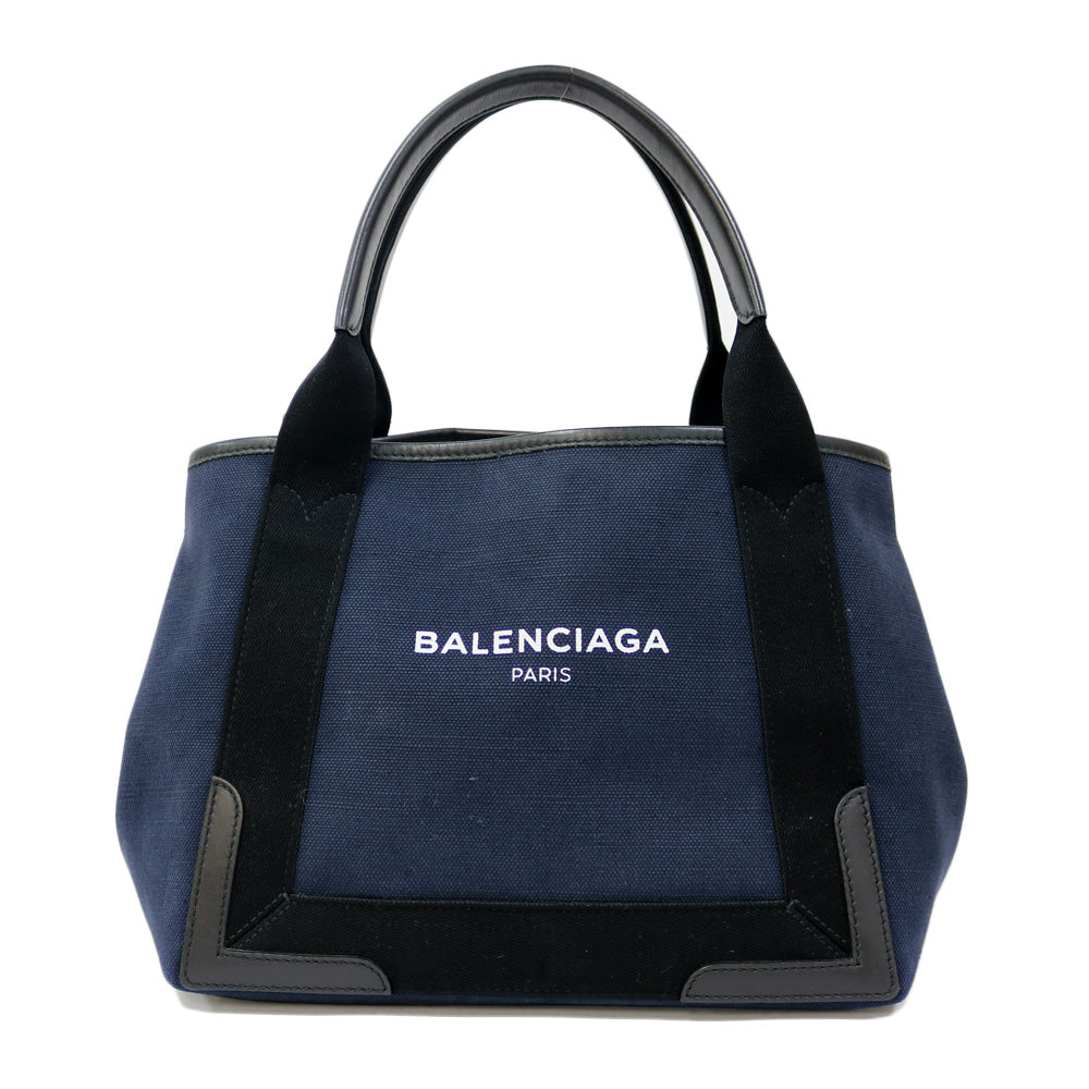 限界値下げ祭】 バレンシアガ BALENCIAGA ネイビーカバ S トートバッグ ネイビー レディース 中古 – 【公式】リサイクルキング  オンラインショップ