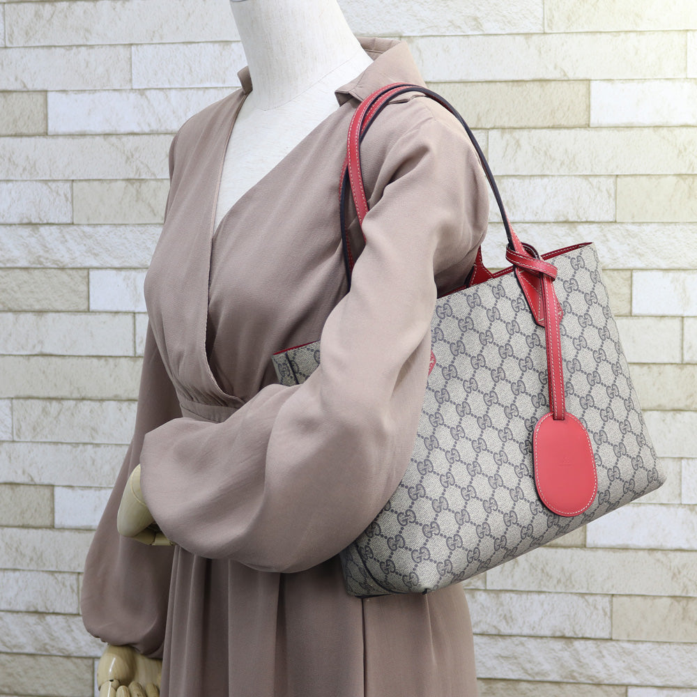 専門店 Gucci グレー GGパターン ショルダーバッグ 【公式通販】
