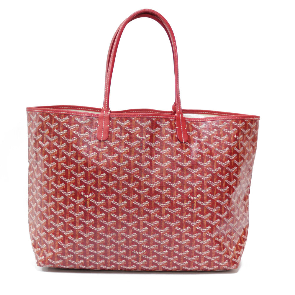 【中古】 ゴヤール GOYARD トートバッグ サンルイ サンルイPM レザー 赤 ユニセックス【BIM】