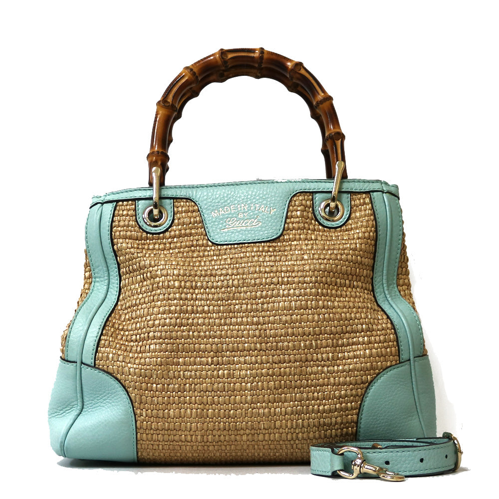 中古】 グッチ GUCCI ショルダーバッグ ハンドバック 2WAY バンブー 