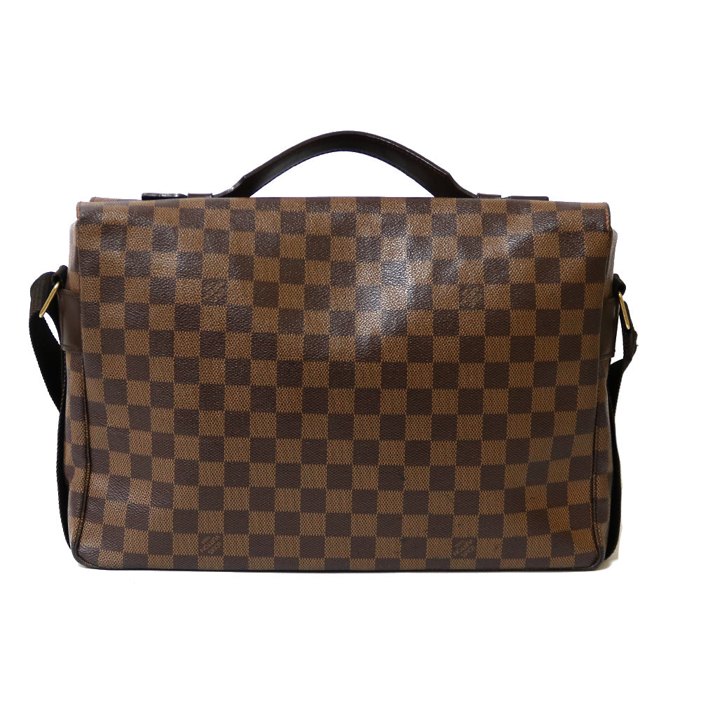 中古】<br>LOUIS VUITTON｜ルイ・ヴィトン <br>ダミエ ブロードウェイ ショルダーバッグ N42270 楽しい ブラウン<br>【