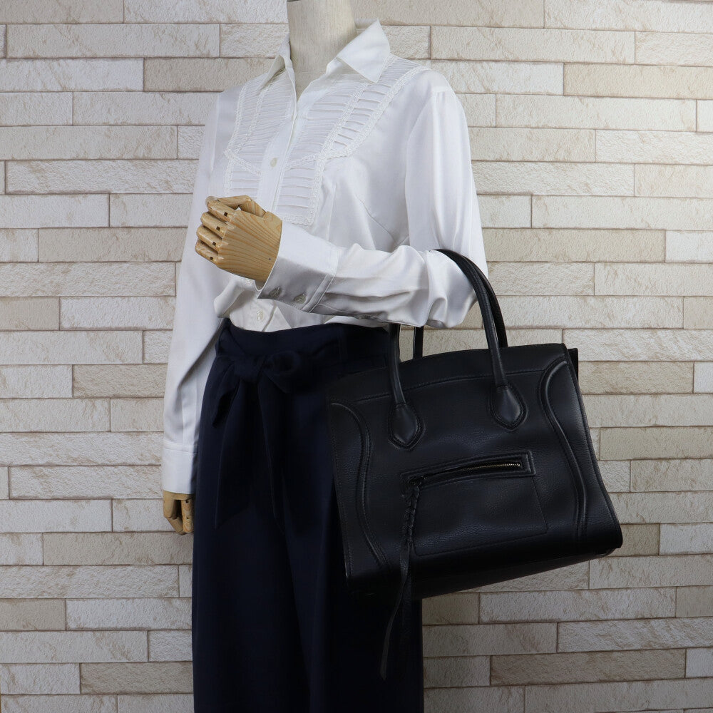 中古】 セリーヌ CELINE ハンドバッグ ラゲージファントム カーフ