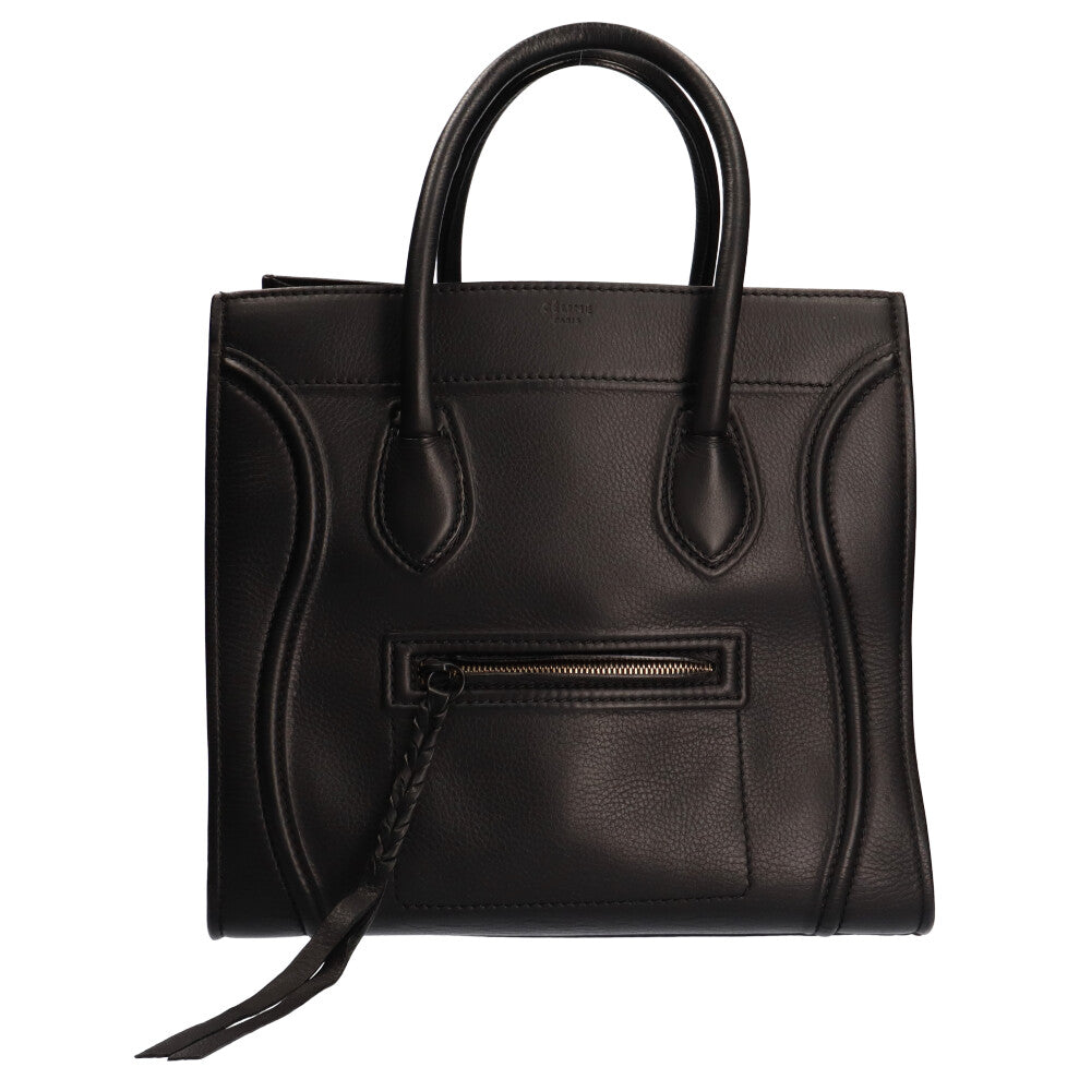 中古】 セリーヌ CELINE ハンドバッグ ラゲージファントム カーフ