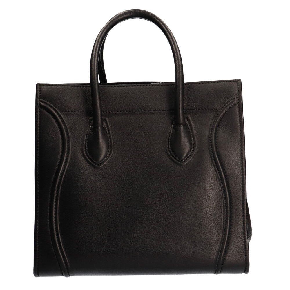 希少 セリーヌ ラゲージ ファントム 旧ロゴ ブラック パイソン型押し バッグ 希少 セリーヌ ラゲージ ファントム 旧ロゴ ブラック パイソン型押し