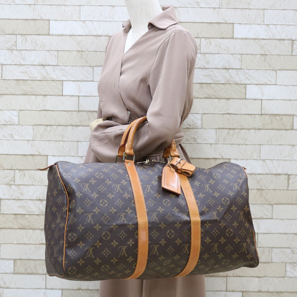 ルイヴィトン LOUIS VUITTON キーポル50 モノグラム ボストンバッグ  
