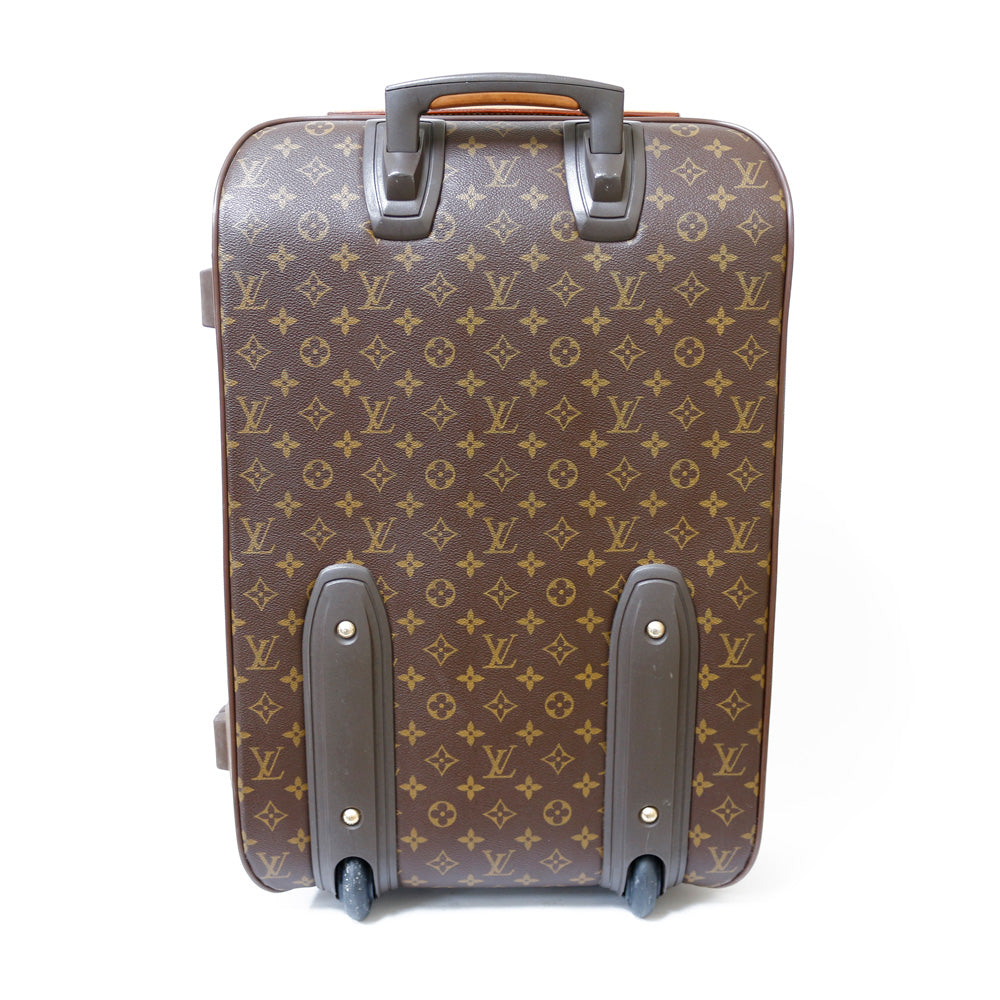 【中古】 ルイ・ヴィトン LOUIS VUITTON スーツケース LV 旅行 ハンガー付き モノグラム ペガス60 モノグラムキャンバス  M23250 ブラウン ブラウン ユニセックス【BIM】