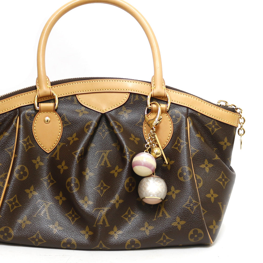 中古】 ルイ・ヴィトン LOUIS VUITTON ビジューサック ミニラン クロワゼット キーホルダー チャーム ボール 球体 メタル –  【公式】リサイクルキング オンラインショップ