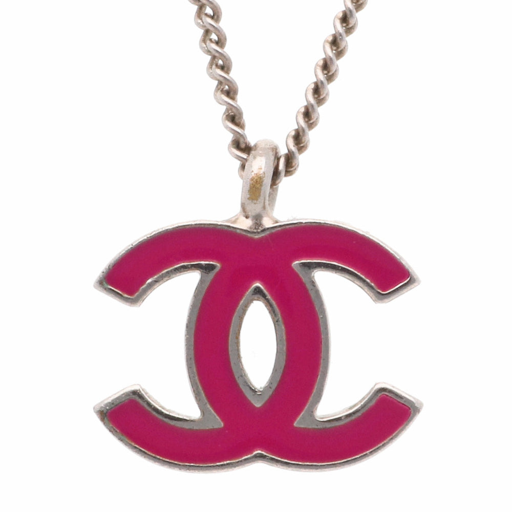 中古】 シャネル CHANEL ネックレス ココマーク メタル シルバー