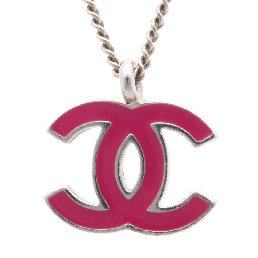 中古】 シャネル CHANEL ネックレス ココマーク メタル シルバー