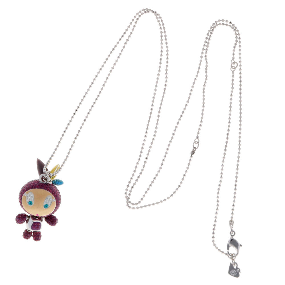 中古】 スワロフスキー SWAROVSKI ネックレス エリカペンダント クリスタル ロング メタル シルバー パープル レディース【SH –  【公式】リサイクルキング オンラインショップ