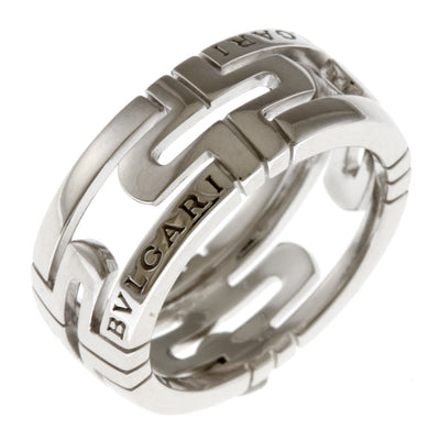 ブルガリ リング パレンテシ K18WGホワイトゴールド リングサイズ10 BVLGARI ジュエリー 指輪